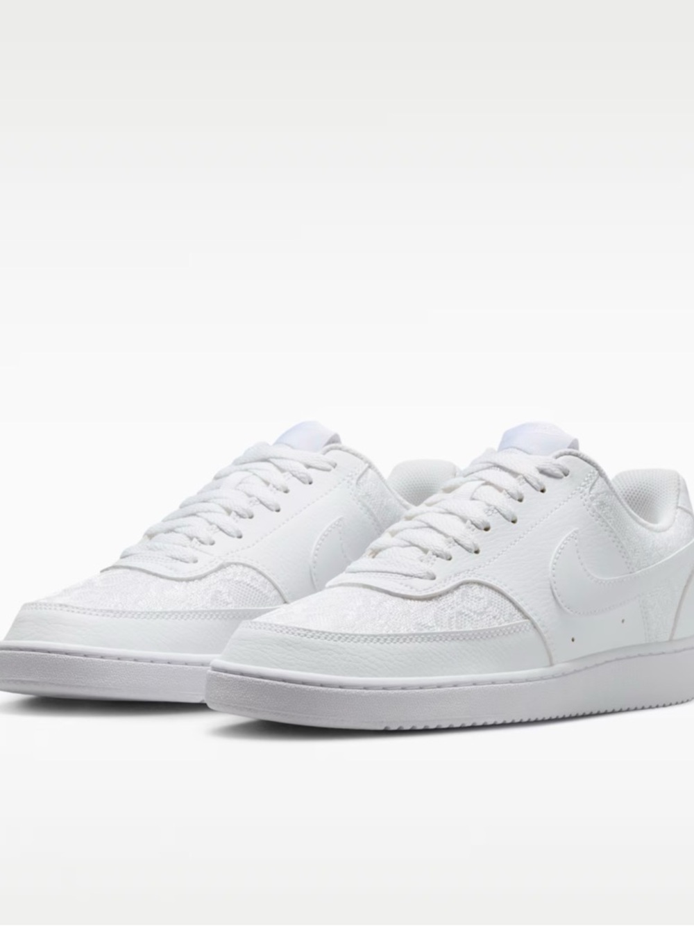 NWT Nike Women’s Court Vision Low White Sneakers